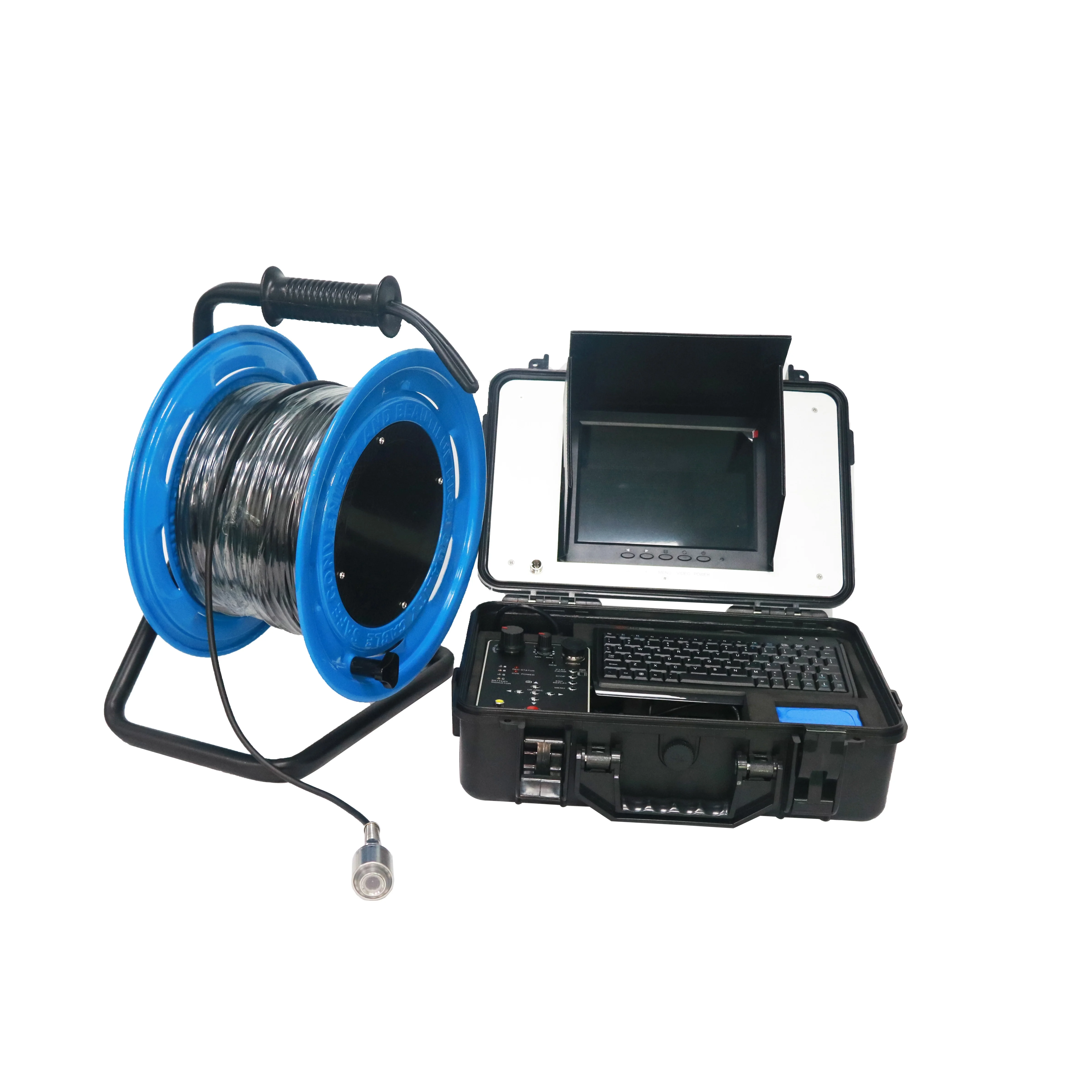 Видеокамера для обследования дымовых отверстий с головкой из нержавеющей стали