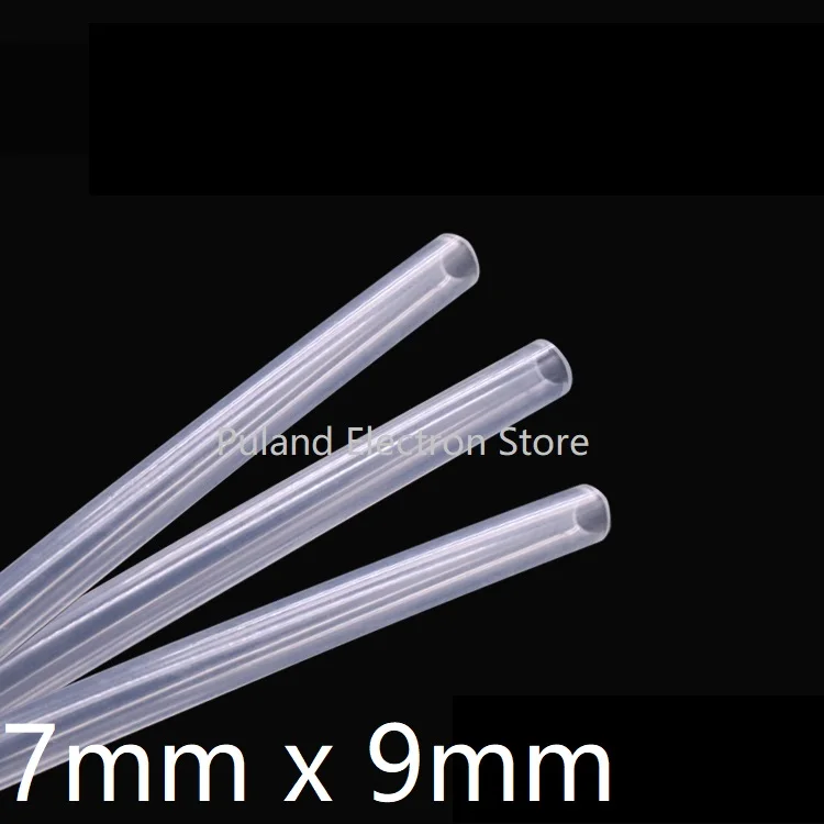 

7x9 Silicone Tubing ID 7mm OD 9mm Food Grade Flexible Drink Tubing Pipe Temperature Resistance Nontoxic Transparent
