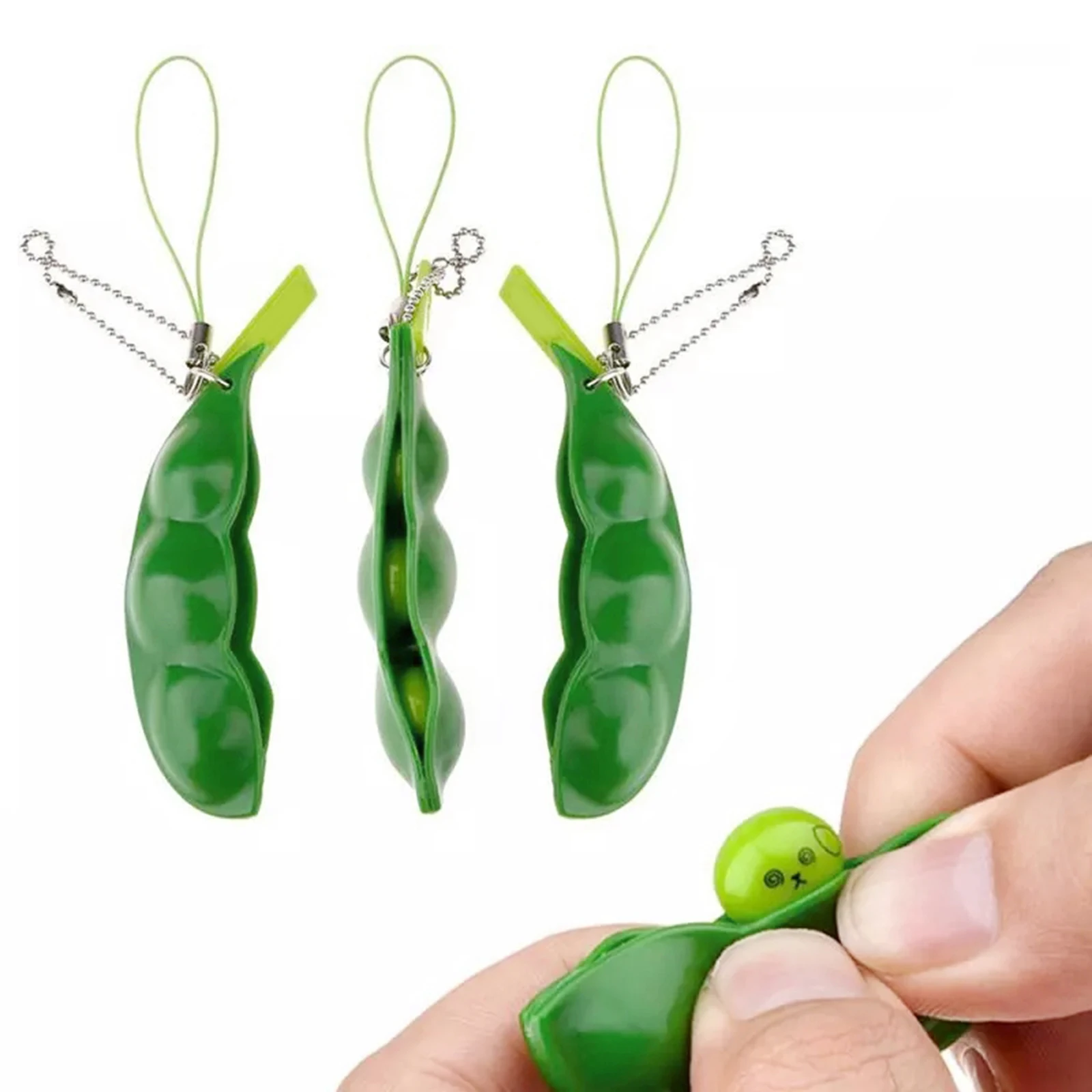 Juego de bolas para apretar para aliviar el estr&eacute;s, juguete colgante infinito, antiansiedad, antiestr&eacute;s-5