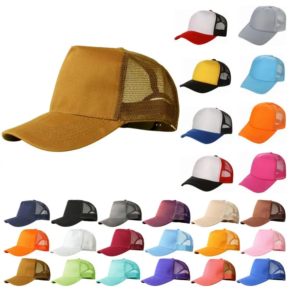 Регулируемый унисекс Открытый Спорт Теннис Гольф сетки бейсболка Snapback шляпа |