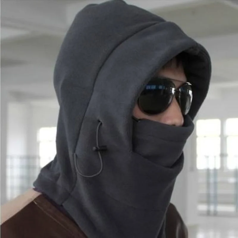 

Solid Color Outdoor Ski Masks Bike Cyling Beanies Wind Stopper Face Protection Hats Women Men 6 In 1 Thermal Fleece Balaclava
