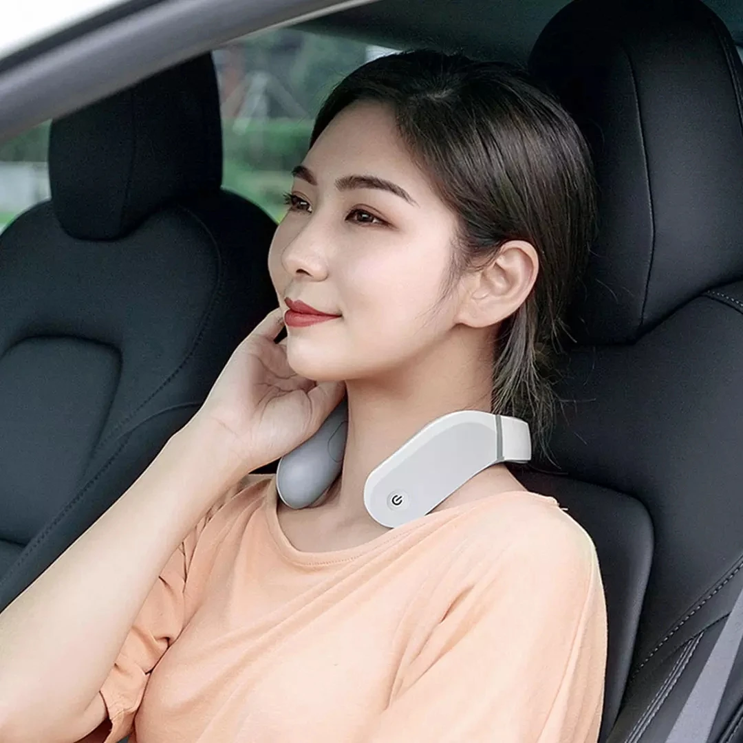 Xiaomi Jeeback белый массажер для шеи Защита G2 TENS Pulse двойной эффект горячий компресс