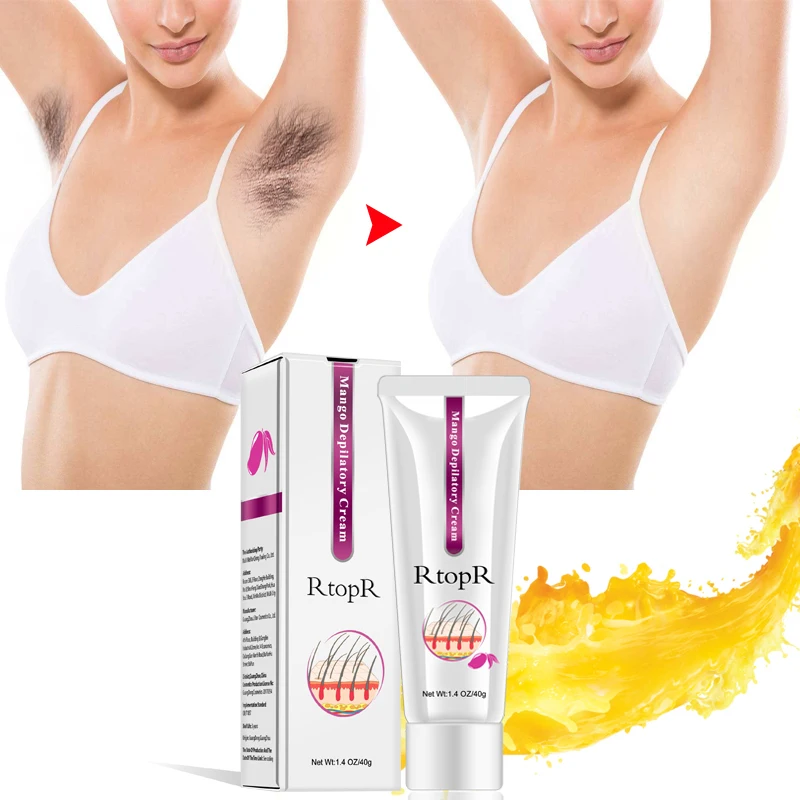 

Unisex Mango Depilatory Cream Body Painless Effective Hair Removal Cream Whitening Hand Leg Armpit Hair Loss Product TSLM2