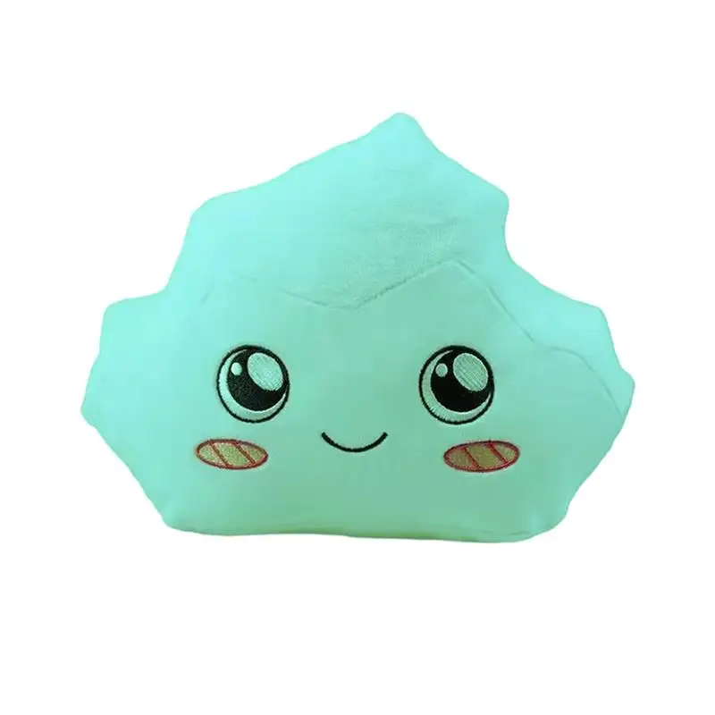 Mu&ntilde;eco de peluche luminoso de dibujos animados, juguete fluorescente con cabeza extra&iacute;ble, brilla en la noche, regalo de Navidad-2