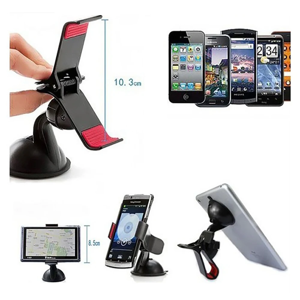 Универсальный автомобильный держатель на лобовое стекло мобильный телефон 360