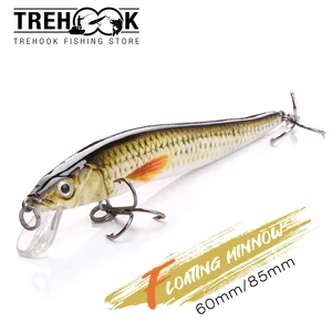 Искусственная приманка-воблер TREHOOK 2g6g Mini Minnow рыболовные приманки плавающий, блесна Джеркбейт, приманка, рыболовные снасти