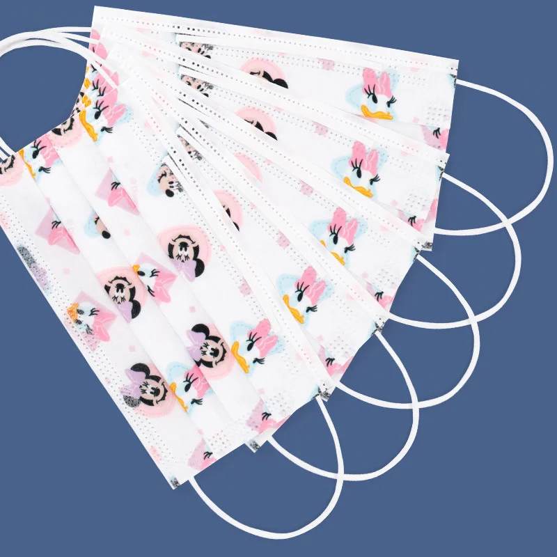 

Kids Adult Disposable Face Mask Disney 3-layer MaskForFace Mickey Minnie For Child Adult Cartoon Cute Mask