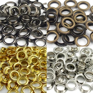 100sets 10mm Brass Eyelet with Washer 800# Leather Craft Repair Grommet Round Eye Rings For Shoes Ba