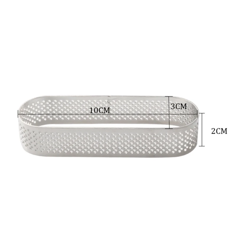 Регулируемое кольцо для Мусса набор инструментов выпечки торта овальная