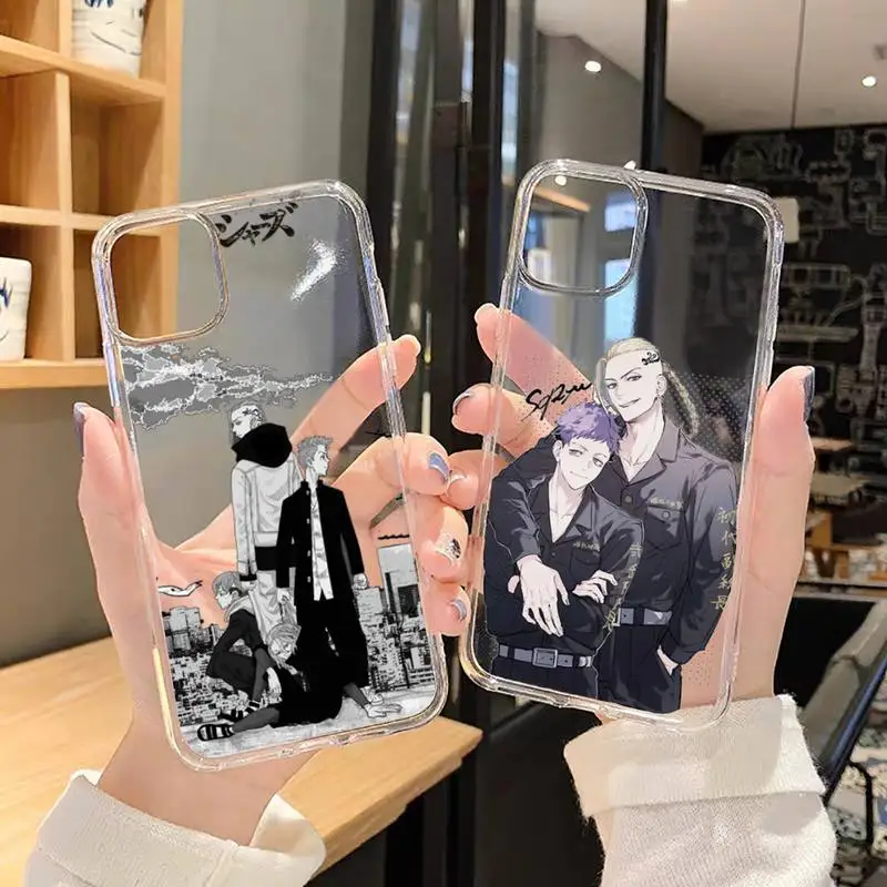 

Tokyo Revengers manjiro sano Phone Case For iphone 13 12 11 8 7 plus mini x xs xr pro max Transparent soft