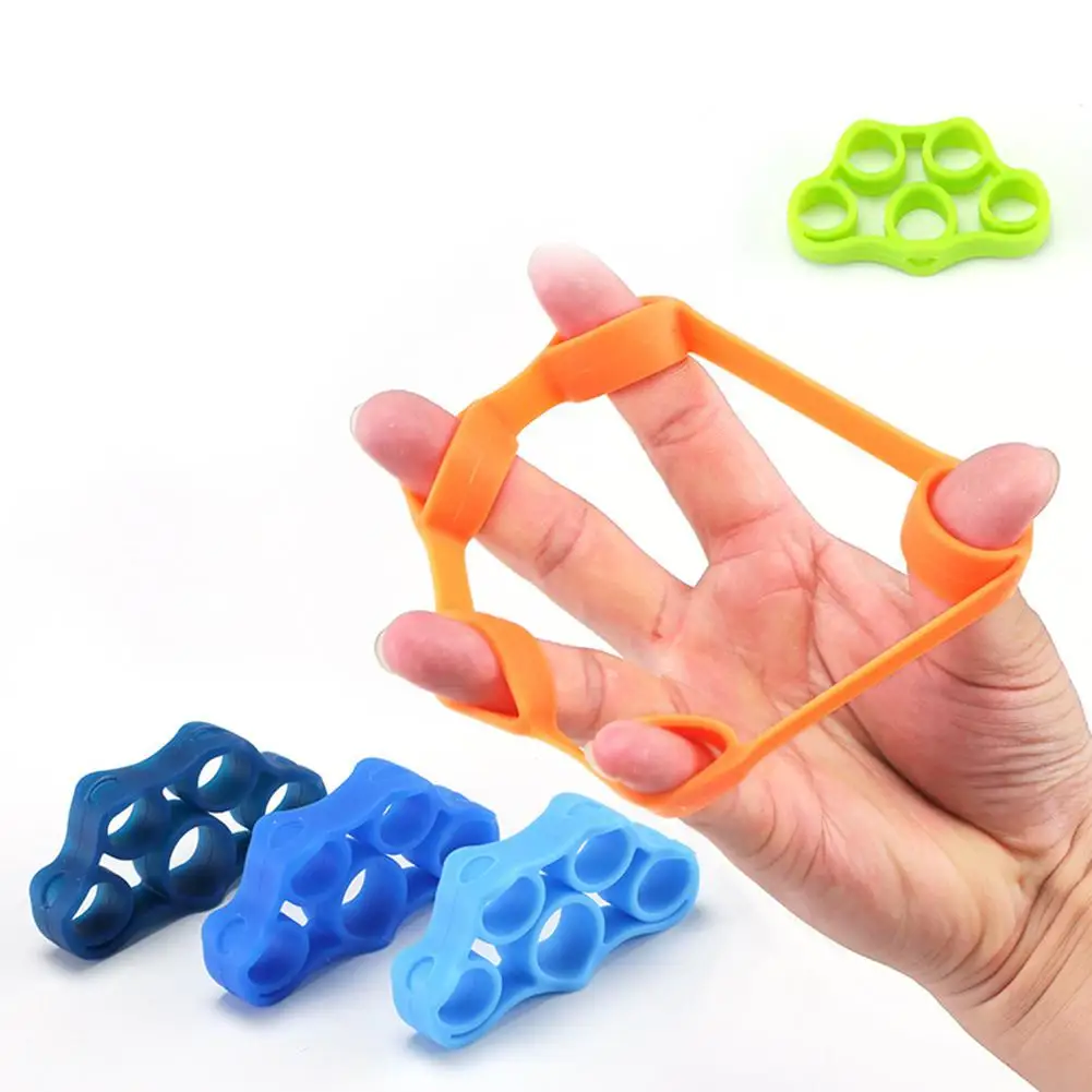 

Silicon Hand Grip Strengthener Finger Stretcher Strength Trainer Hand Exerciser