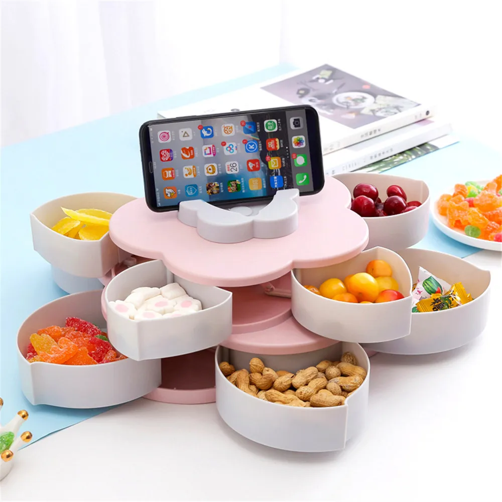 Двойная герметичная коробка для фруктов конфет семена дыни китайский новый год