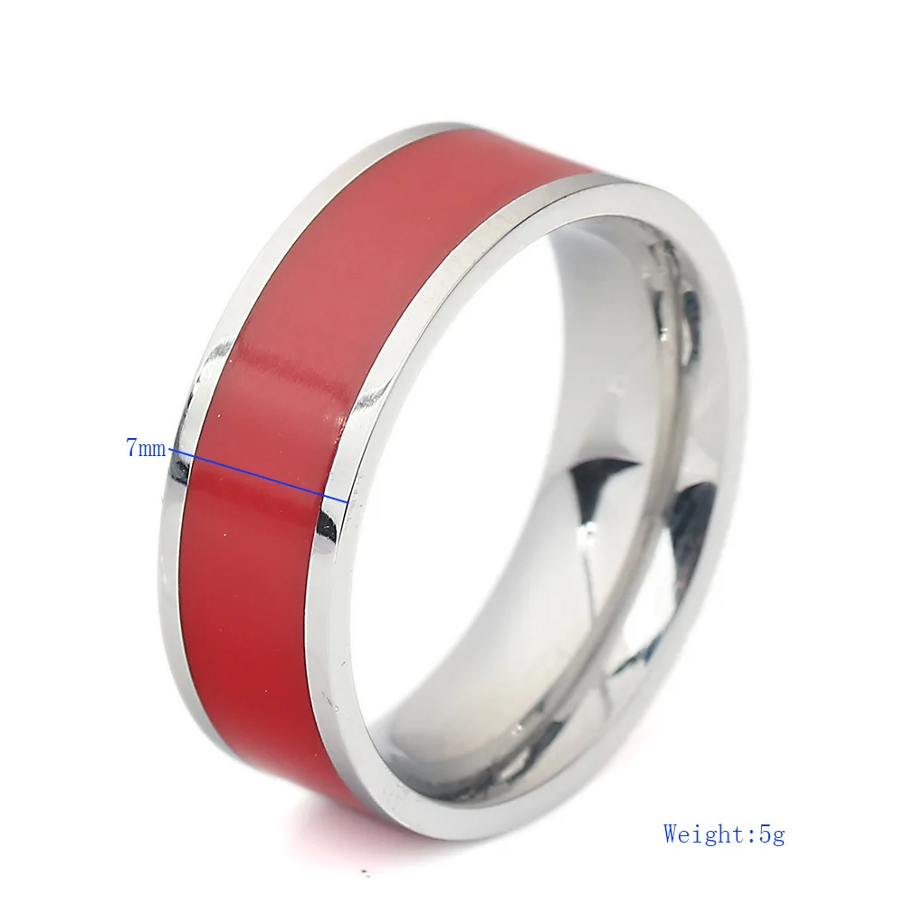 

2020 Titanium Steel Ring Fashion Trend Domineering Ring Unisex Style Three Color Ring High Quality Gift