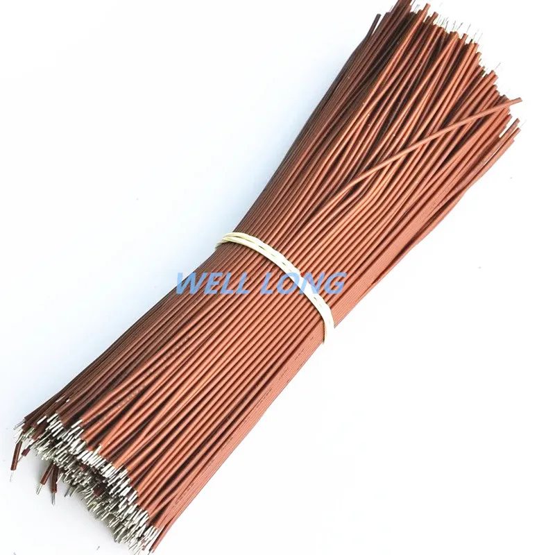 Brown 100 pcs/lot) Wire 150mm, UL-1007 26AWG Wire, Cable,10 colors to choose - Цвет: Brown