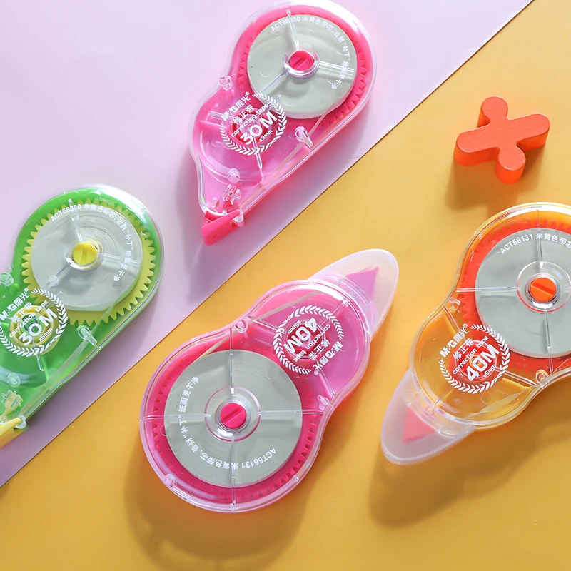 

M&G 200mters Correction Tape Large Capacity White/Cream tape Stationery for Primary School 4pcs 40m*5pcs corrector Tape