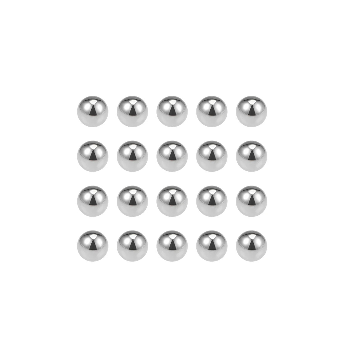 

Uxcell 100 шт. прецизионные шарики 7/32 дюйма твердая Хромированная Сталь G10 для шарикоподшипника велосипед брелок колесо для Дома Офиса DIY