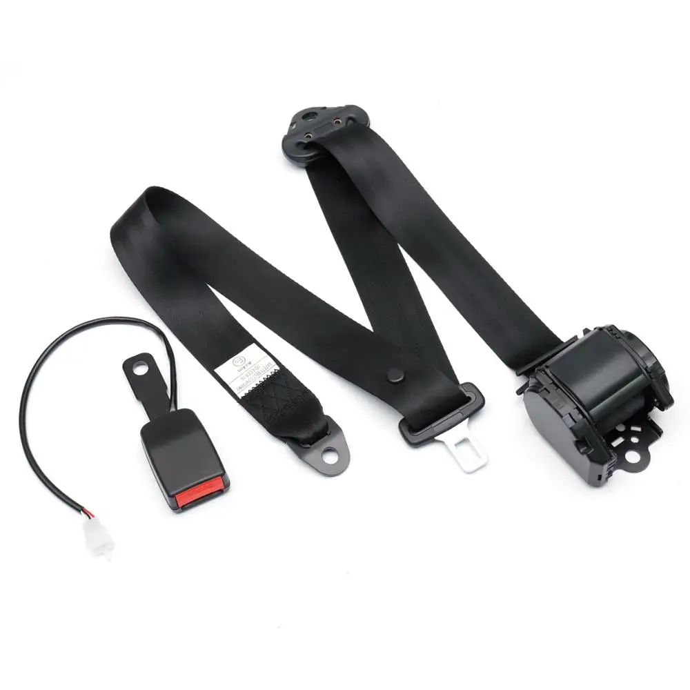 

Cable Retractable 3 point car auto ELR Seat Belts Lap belt Emergency lock Safety seat belt Strap 26700N With Alarm Sensor