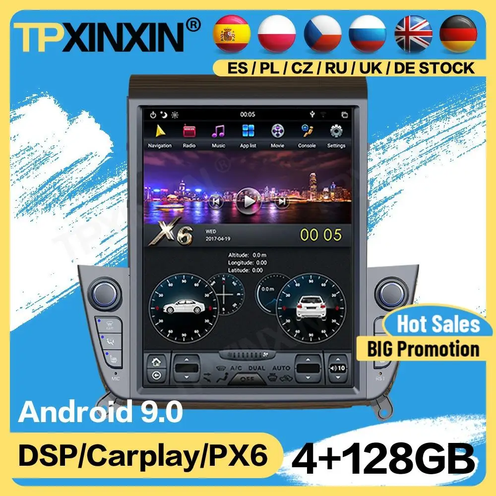 

Carplay Tesla 128G радио 2 Din стерео с экраном Bluetooth Android 10 для Hyundai Ix35 2018 2019 GPS плеер автомобильное аудио головное устройство