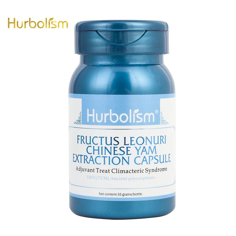 

Hurbolism Fructus Leonuri Chinese Yam Extraction Capsule, Adjuvant Treat Climacteric Syndrome, Natural Plants Extract, 50pcs