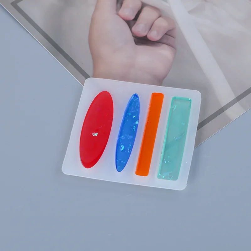 Сделай Сам кристалл эпоксидная заколка для волос силиконовая форма набор ручной