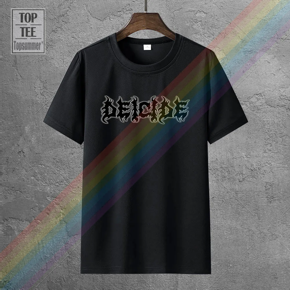 

Deicide Logo Black T-Shirt Men Shirt Rock Band Tee Music