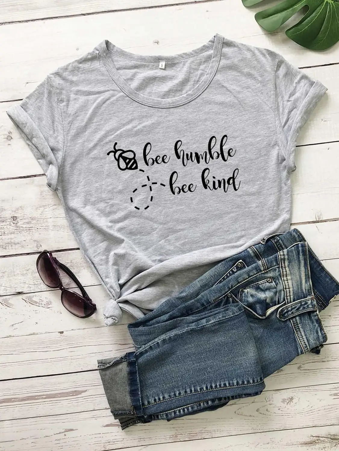 

Bee Humble Bee Kind women fashion pure cotton casual funny slogan grunge tumblr party hipster girl young hipster tees tops