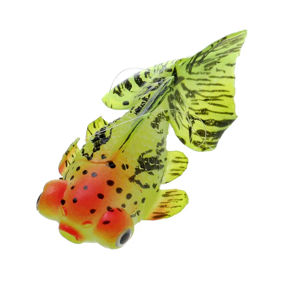 2021 Glow In The Dark Artificial Aquarium Goldfish Ornament Fish Tank Jellyfish For Garden Ornament Fish Tank Decoration images - 6