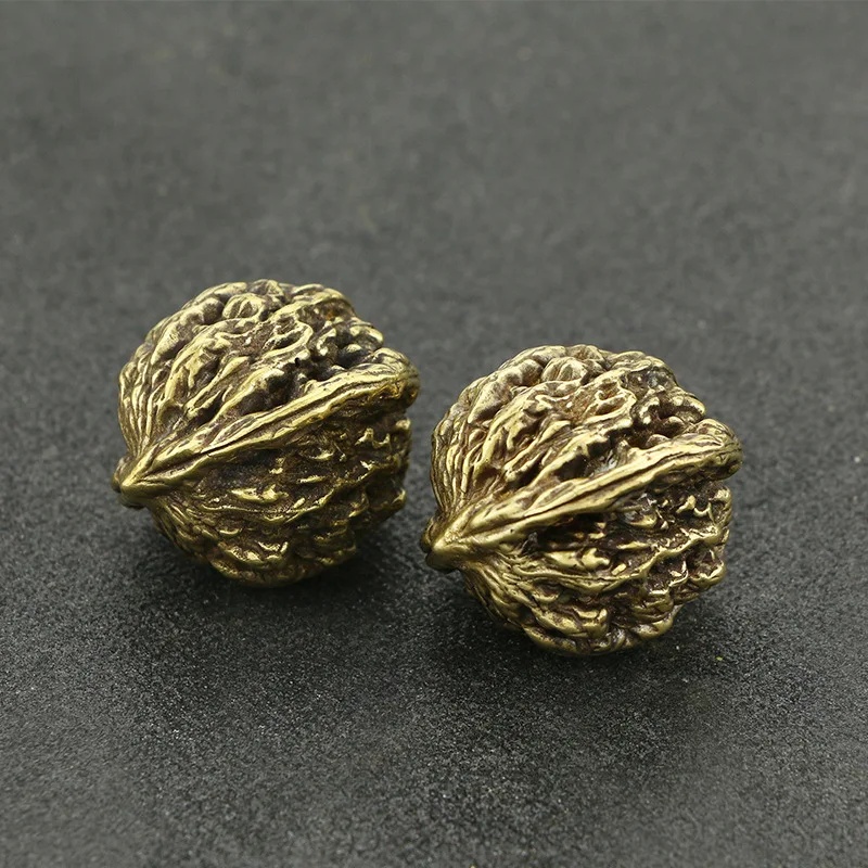 Винтажные латунные твердые большие рукоятки из ореха игровые аксессуары можно