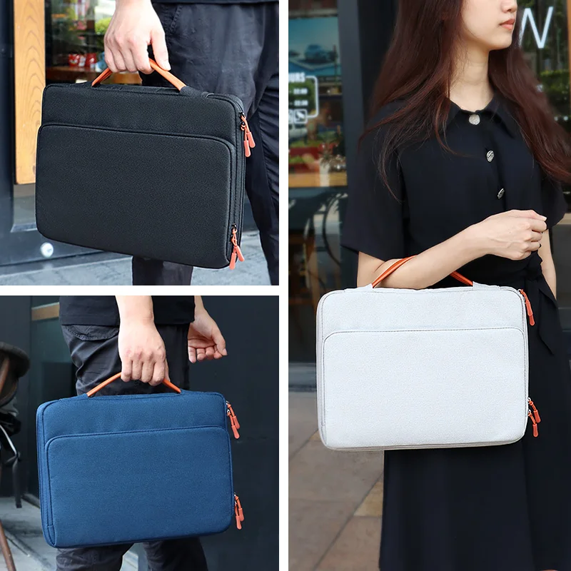 laptop sleeve bag 131415 6 inch notebook case for macbook air pro 13 case xiaomi huawei dell carry briefcase bag free global shipping