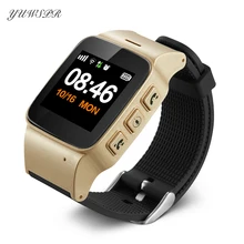 GPS Smart Watch for Old People GPS LBS WIFI Location Smartwatches SOS Remote Shutdown Multilingual System Map Phone Watches D99