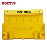 10 locks padlock safety lockout station tagout management station lock board engineering plastic lock management station b102