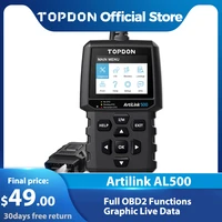 obd2 scanner professional read clear code topdon al500 odb 2 automotivo scanner auto car diagnostic tool with full obd function