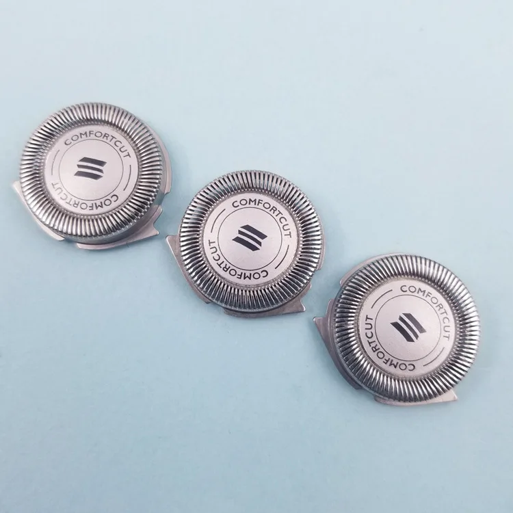 

3pc Machine Razor High Quality Replacement Shaver Head Stainless Steel Replacement Razor Head For Hot Sale