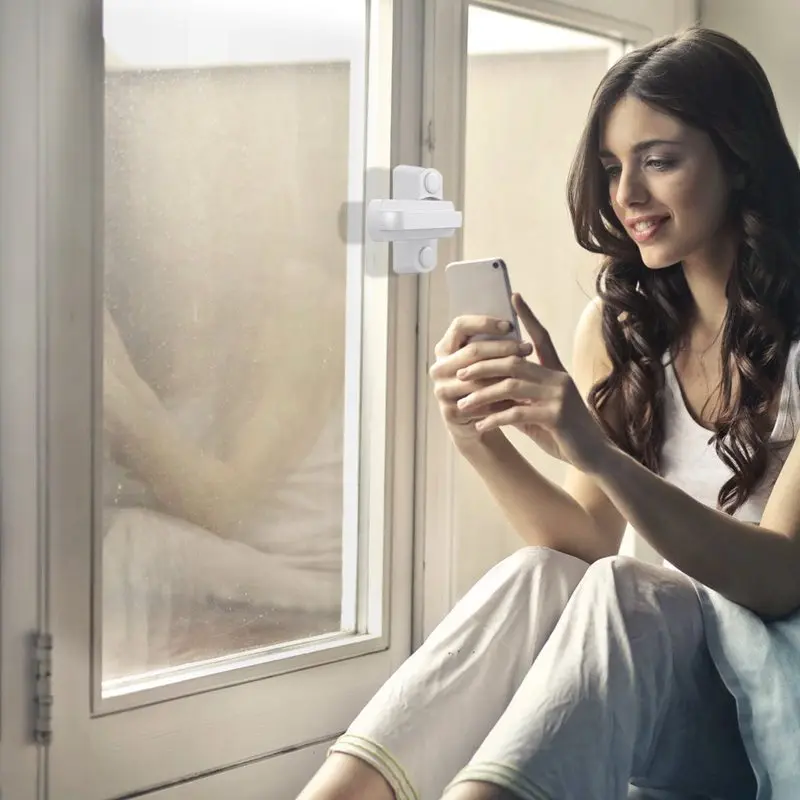 Fashion-6pcs безопасный замок для окна створки т формы цинковый сплав двери