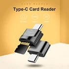 USB 3,1 Высокая Скорость Тип-C кард-ридер USB-C TFмикро SD OTG адаптер TF Micro-SD OTG телефонный адаптер микро sd карты кард-ридер мини