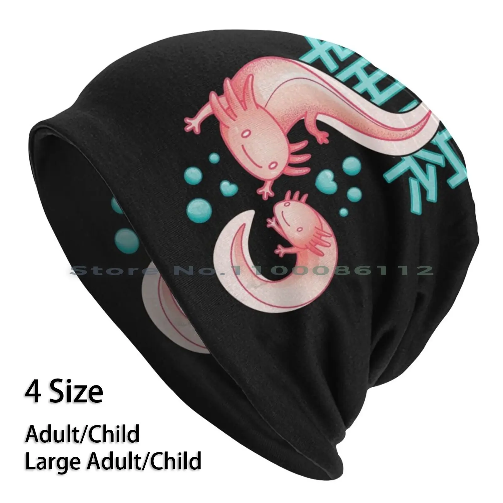 

Kawaii Axolotls Japanese Aesthetic Harajuku Anime Axolotl Beanies Knit Hat Waifu Anime Comic Manga Hentai Kawaii Funny Japanese