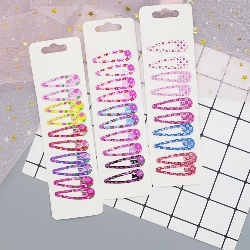 10 шт. детские заколки для волос с принтом животных | Аксессуары одежды