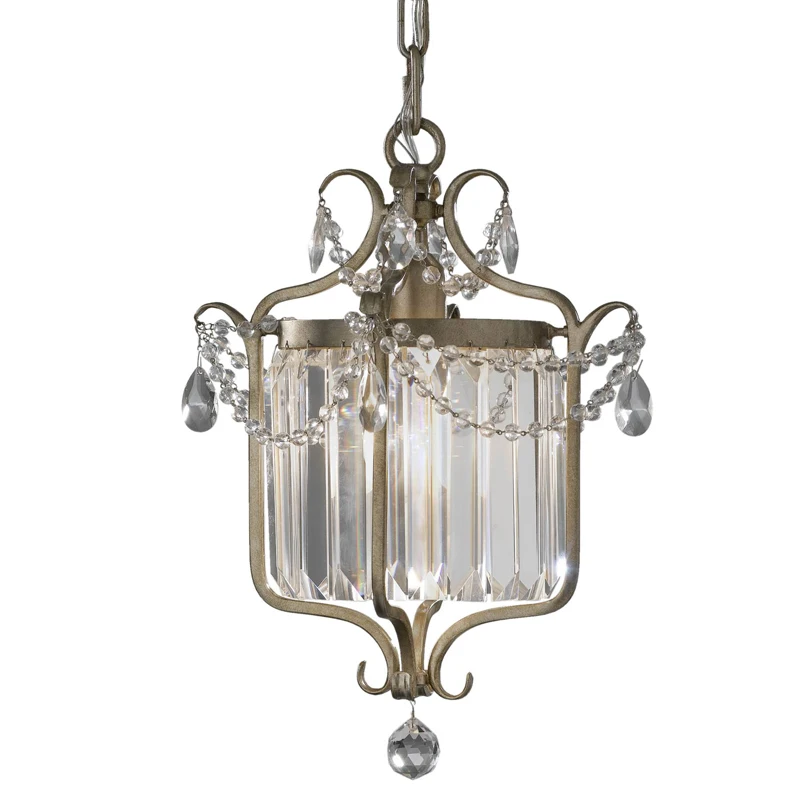 

American style country ceiling chandelier crystal lamp simple balcony corridor restaurant classic French retro crystal lamp