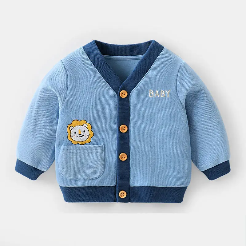 

Baby Coat Spring and Autumn Baby Children's Clothes Girl Boy Spring Clothes Cardigan Baby Children's Spring Children's Top