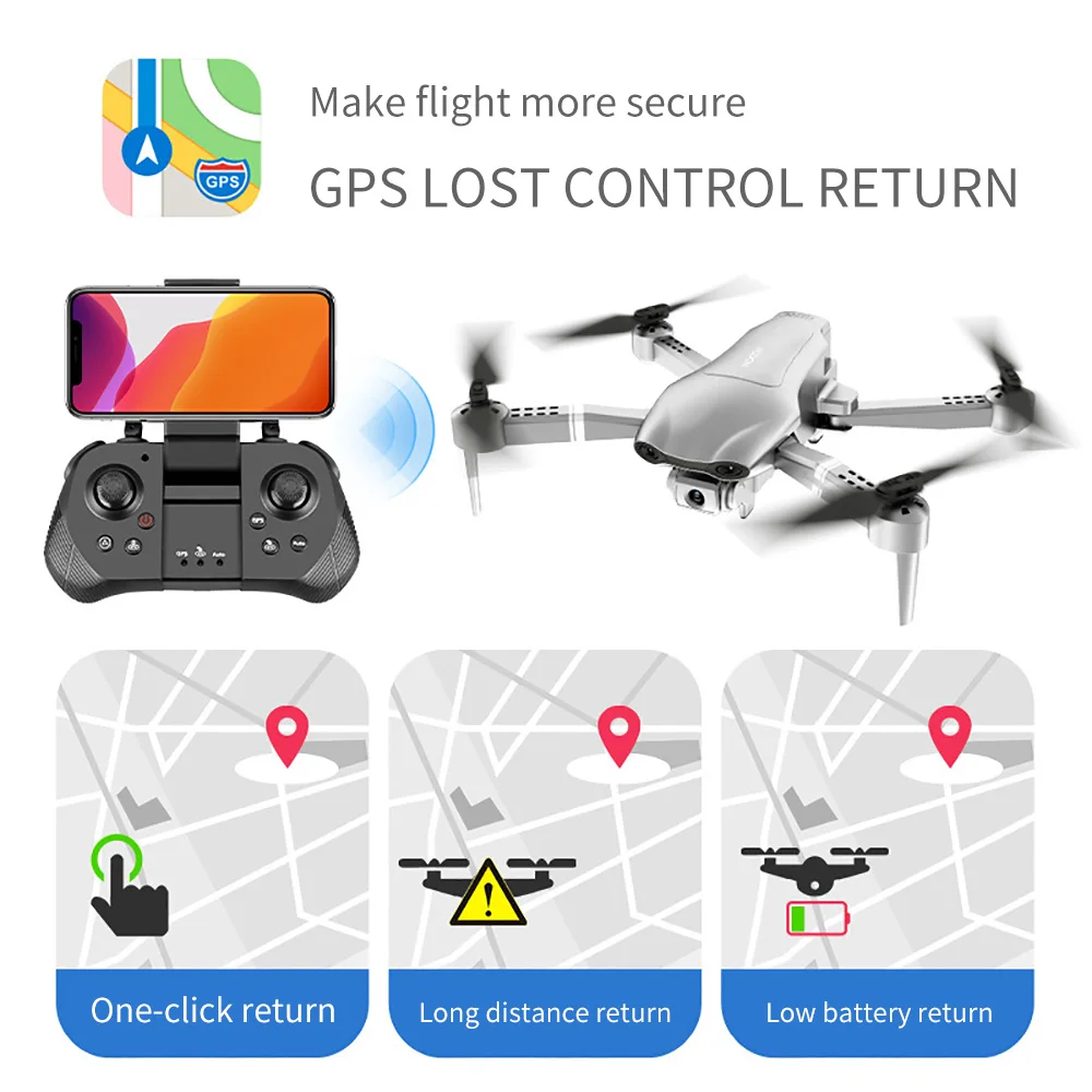 2021 NEW F3 drone GPS 1080P/4K 5G WiFi live video FPV quadrotor rc drone with HD wide-angle dual camera Toy gift enlarge