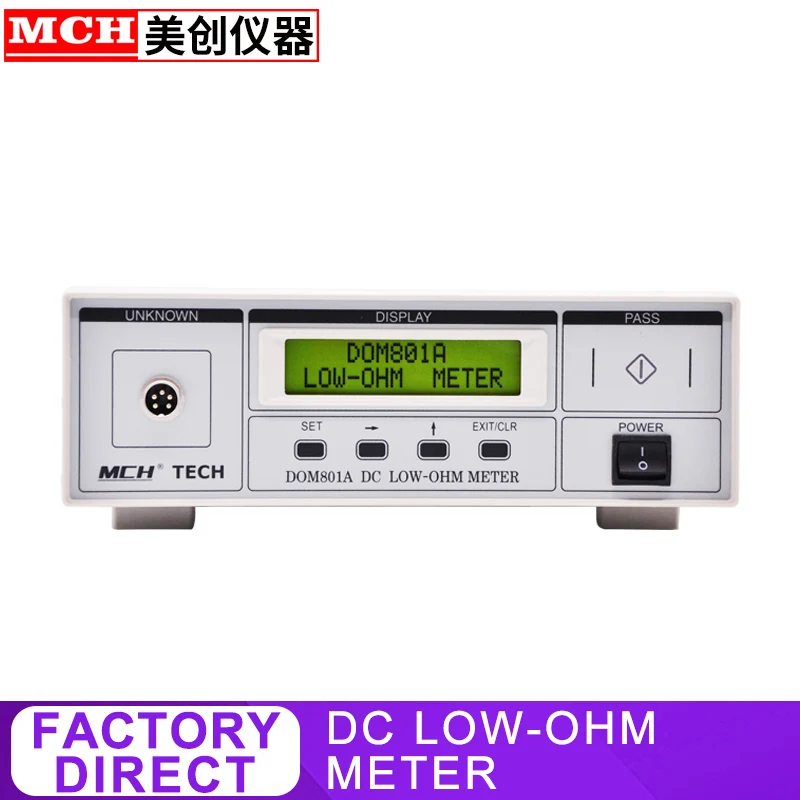 

MCH Automatic Measurement Dual Display Smart Milliohm Meter DOM801A