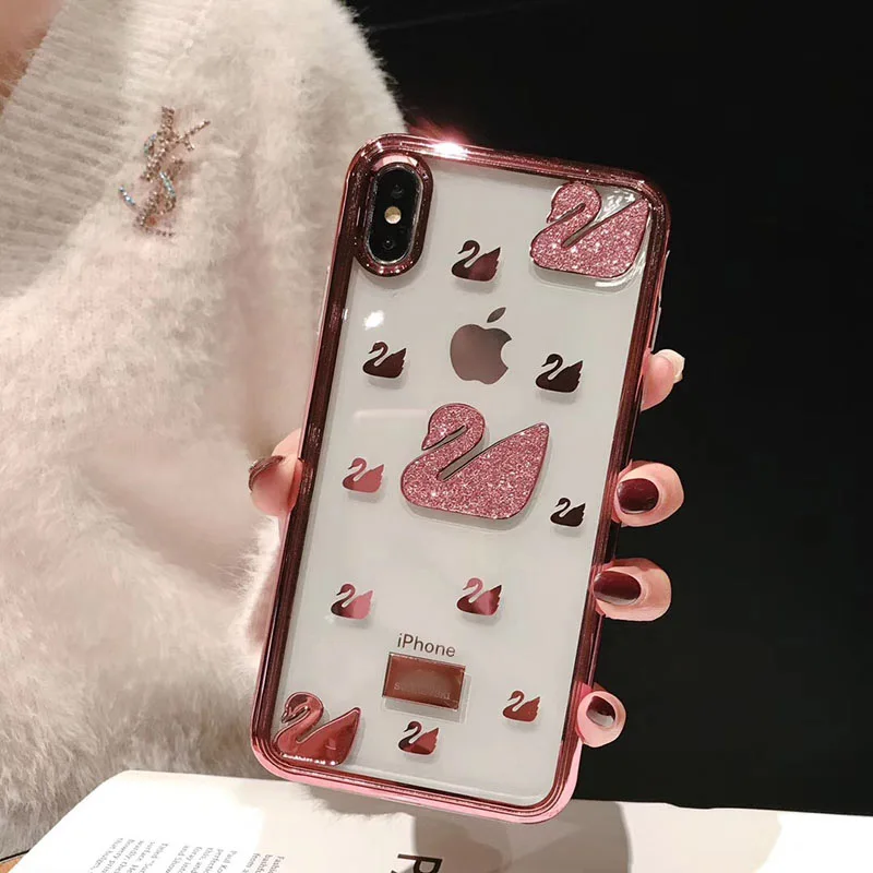 Чехол для телефона Swarovskie iphone X XR XS MAX 6 6s 7 8 Plus чехол чехлы|Чехлы-накладки| |