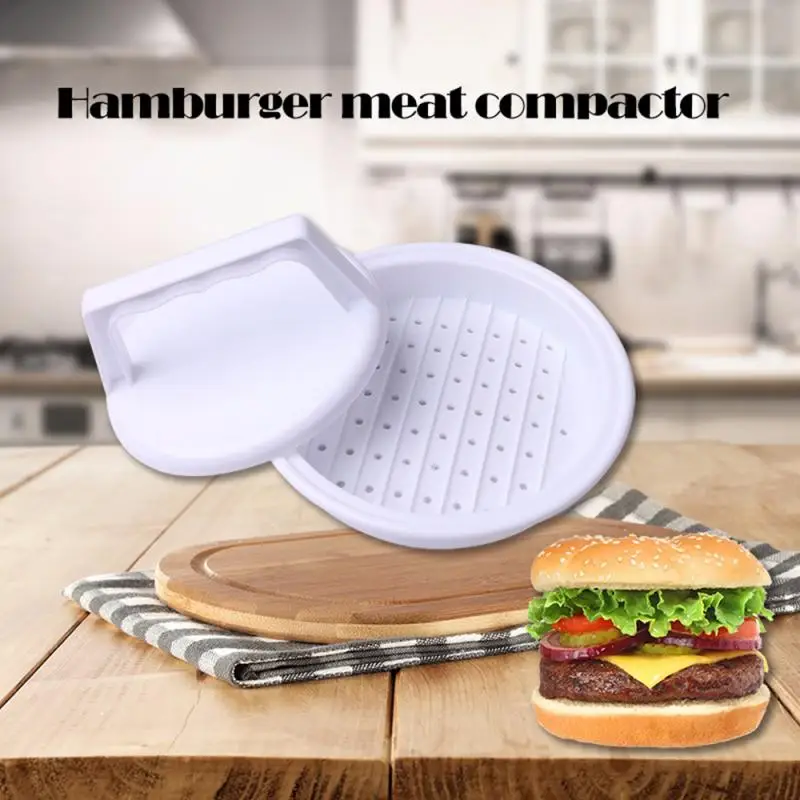 Форма для гамбургеров Burger Press Hamburger Patty Maker Mold Rings Easy Release для аксессуаров барбекю.