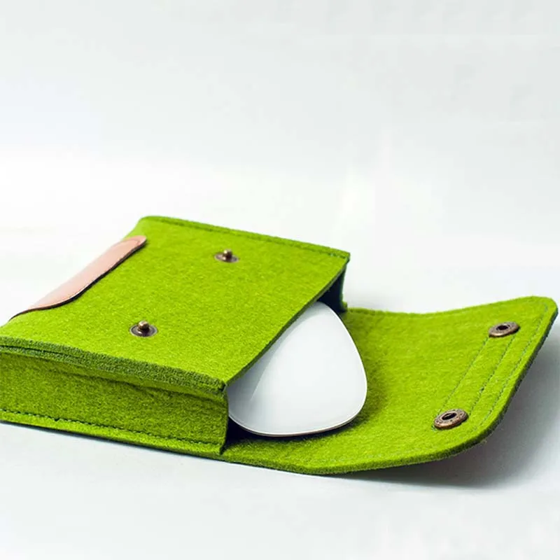 Фетровый миниатюрный чехол для хранения ключей и монет сумки наушники