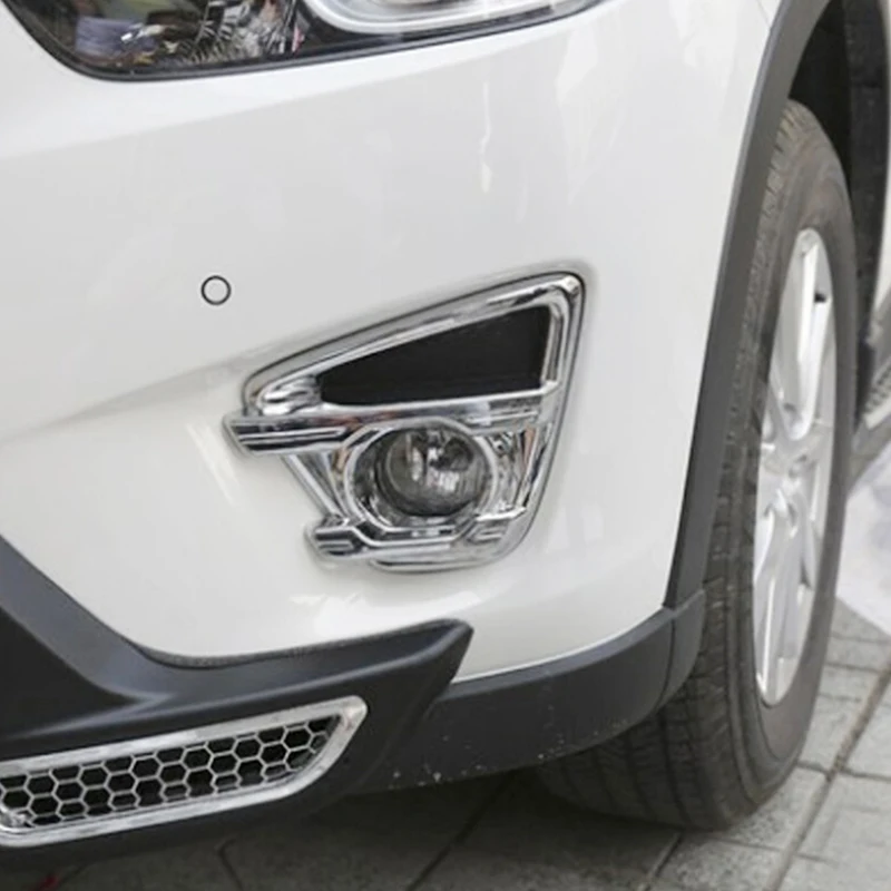 Для Mazda CX 5 2012 2013 2014 ABS Хромированная Автомобильная передняя противотуманная фара
