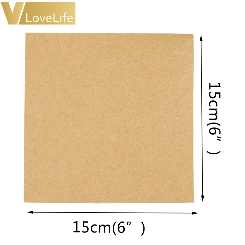 5 шт. новая крафт-бумага винтажная складная карта креативный подарок украшение DIY