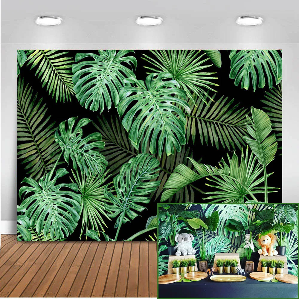 

Mehofoto Jungle Forest Photography Backdrops Spring Photo Booth Background Studio Safari Party Backdrop Vinyl Cloth Seamless 812