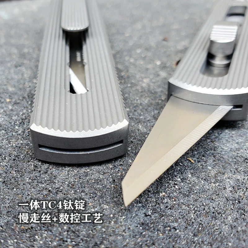 Mackwalker титановый универсальный нож для повседневного использования CK2 распаковки