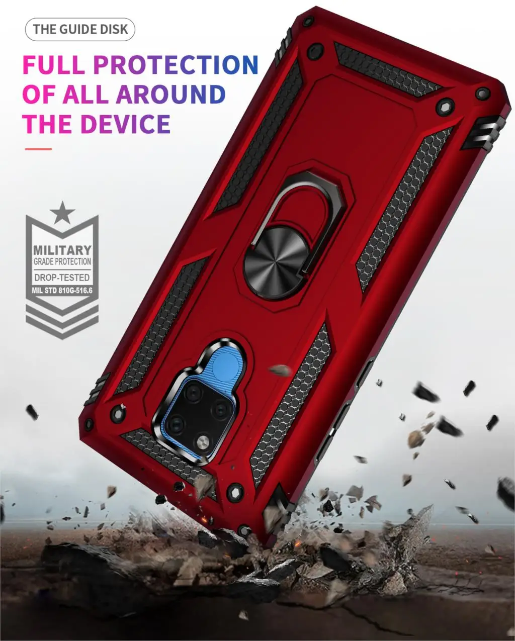 Luxury Shockproof Car Holder Ring Magnet Case On The For Huawei Mate 20X Bumper 20 X 5G Soft Protector Cover | Мобильные телефоны и