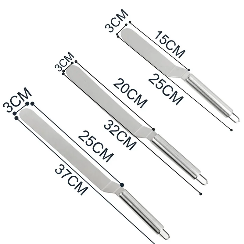 6/8/10 дюймов Нержавеющая сталь для крема шпатель торт форма выпечки тортов DIY
